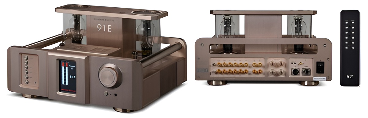 Western Electric Type 91E: The Ultimate 300B Integrated Tube Amplifier Reborn 12 It features four RCA line inputs, a phono stage supporting both MM and MC, and a phono load terminal.