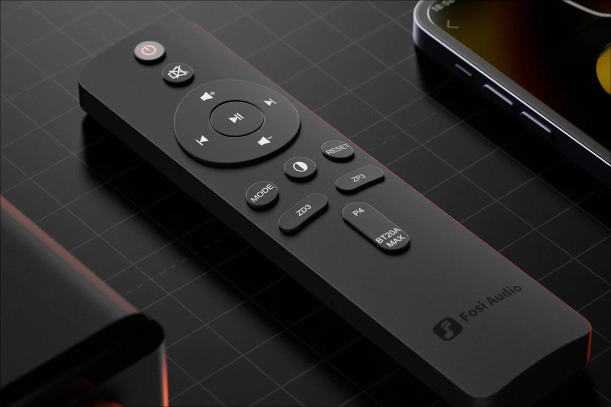 Fosi Audio BT20A MAX Brings Big Power and Bluetooth 6.0 to Compact Hi-Fi Setups 10 Fosi Audio BT20A MAX Remote