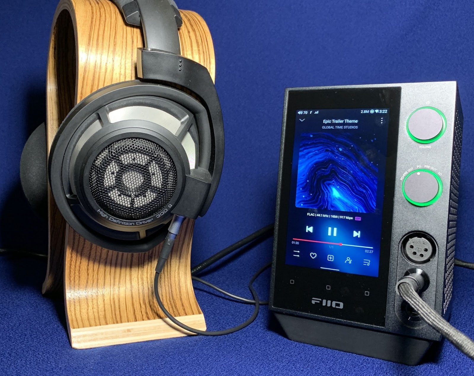 FiiO R7 Review: Android-Powered Desktop Hi-Fi That Replaces Your Entire Stack 14 The overall presentation of the headphones is bright, wide, rich in details and nuances. Since their bass is soft and not too deep, low frequencies (especially midbass) may be somewhat lacking. Therefore, if you like a more "weighty" sound, I recommend choosing darkened headphones for devices with a similar presentation. The power of the FiiO R7 is completely enough. At 70/120 at the maximum gain level, I was more than comfortable.
