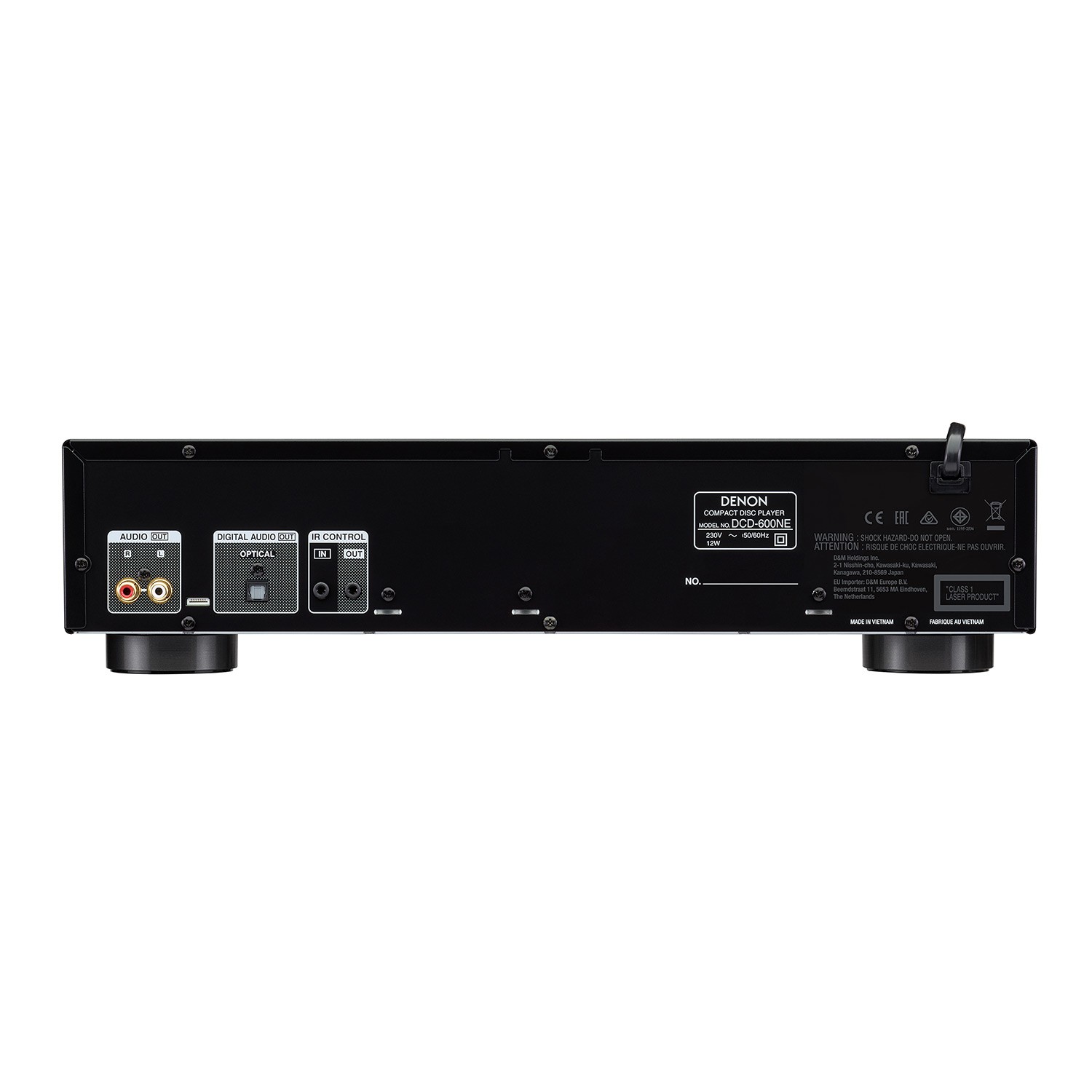 Still Spinning CDs? The Denon DCD-600NE Might Surprise You 11 The depth is the same as the PMA-600NE, so the amplifier can easily stand on top, which it should for cooling reasons.