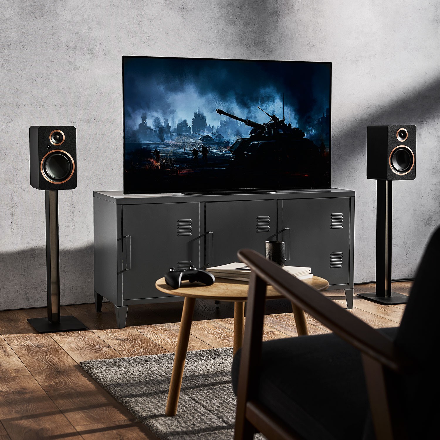 Argon Audio FENRIS A5: Active Speakers With HDMI ARC, Phono and Bluetooth 11 It is also a good solution for small apartments, dormitories and other places where space does not allow for a full system.