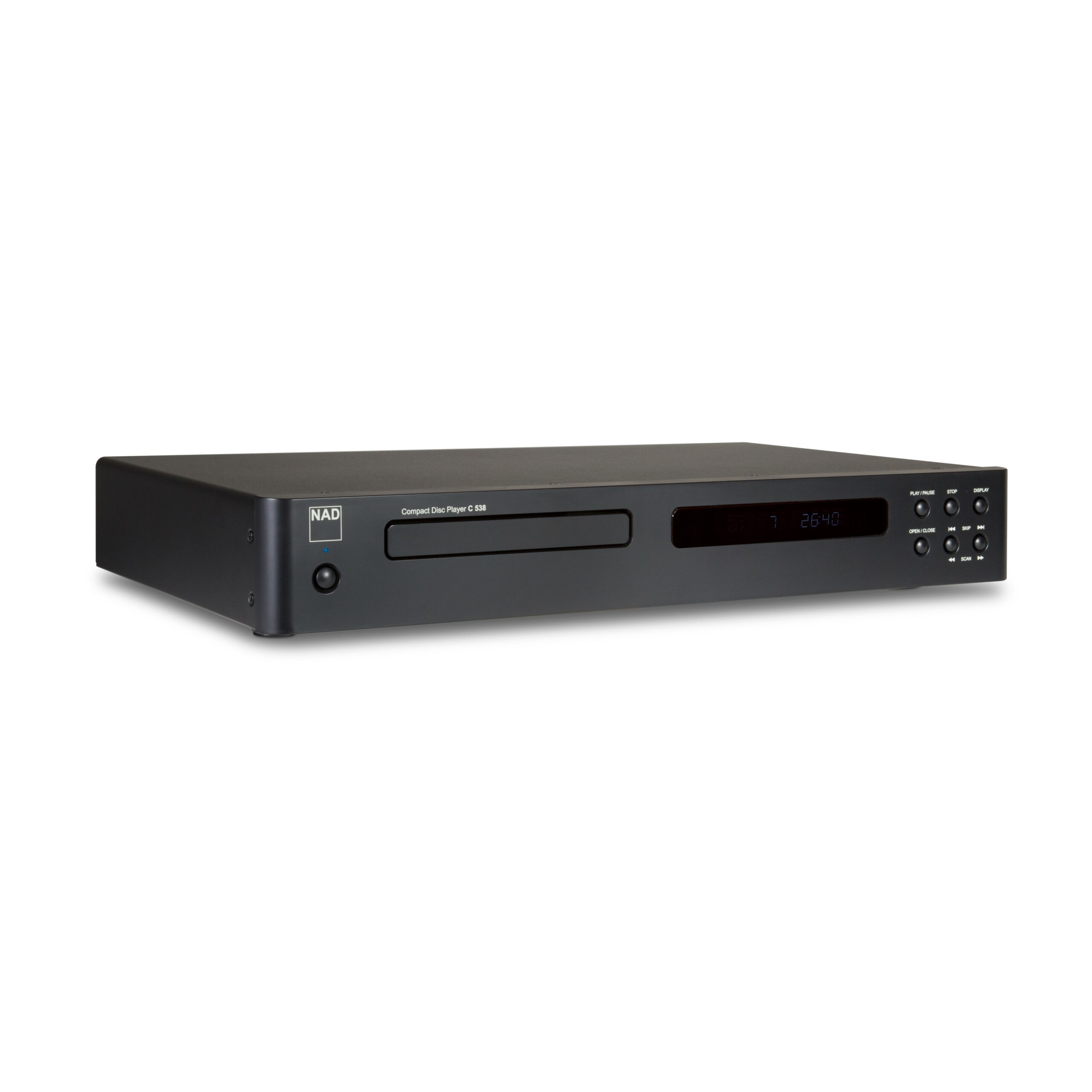 NAD C538: Stable CD Playback with NAD’s Signature Sound 8 NAD C538 – stylish CD player with good sound for the money