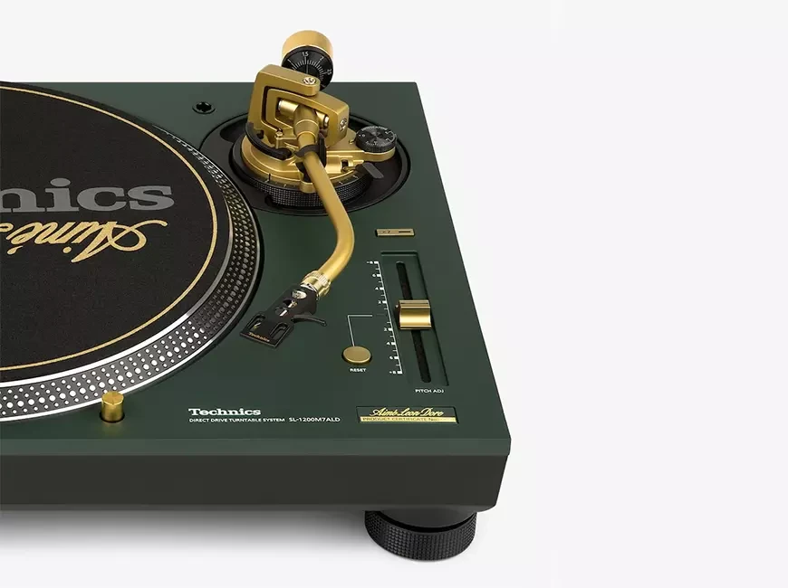 Technics SL-1200M7ALD: Limited-Edition Mulberry Green Turntable by Aimé Leon Dore 10 Technics SL-1200M7ALD Vinyl Record Player