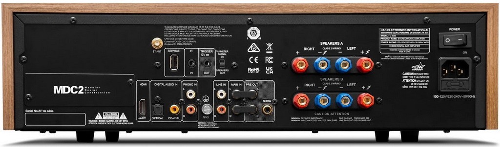 NAD C 3050: Retro Design Meets Modern Streaming Power and Classic Hi-Fi Sound 9 A retro-inspired amplifier built for today, with streaming, HDMI ARC, and modular upgrade options