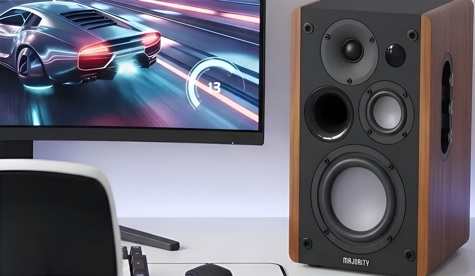 Majority D100X: Wireless Speakers, Entry Level Price, Full System Performance 8 Majority D100X active speakers combine compact design with 100W output and modern connectivity