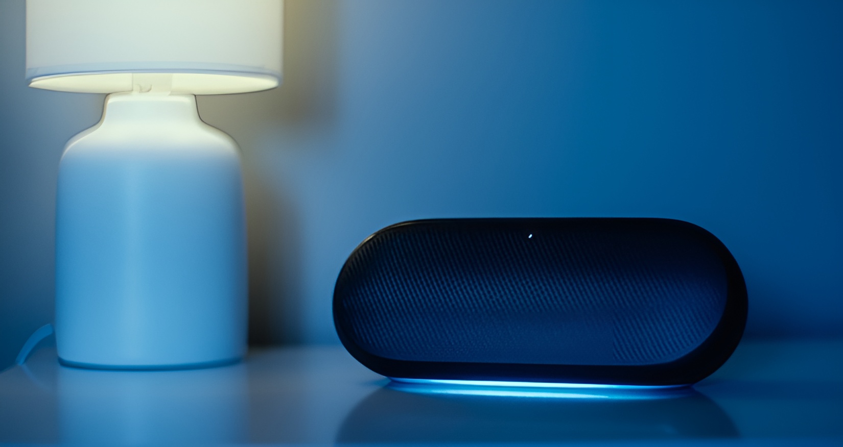 Harman Kardon Luna 2 Review: Clean Sound in a Compact Wireless Speaker 11 Subtle integrated lighting adds a modern touch, though it operates independently from the music