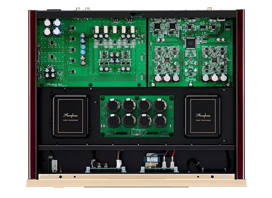 Accuphase DC-500 & DG-78: High-End DAC and Room Correction Go Next Level 9 The Accuphase DC-500 is powered by eight ESS Technology ES9028PRO DAC chips